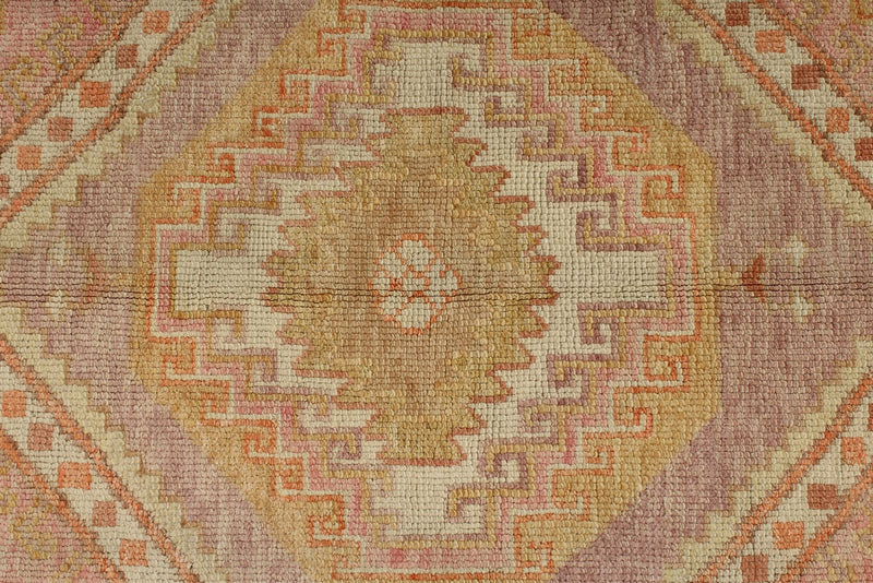 4x6 Multicolor and Green Turkish Oushak Rug