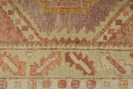 4x6 Multicolor and Green Turkish Oushak Rug