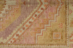 4x6 Multicolor and Green Turkish Oushak Rug