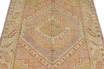 4x6 Multicolor and Green Turkish Oushak Rug