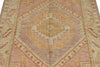 4x6 Multicolor and Green Turkish Oushak Rug