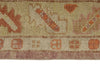 4x6 Multicolor and Green Turkish Oushak Rug