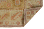 4x6 Multicolor and Green Turkish Oushak Rug