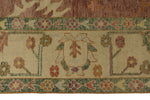10x14 Purple and Ivory Turkish Oushak Rug
