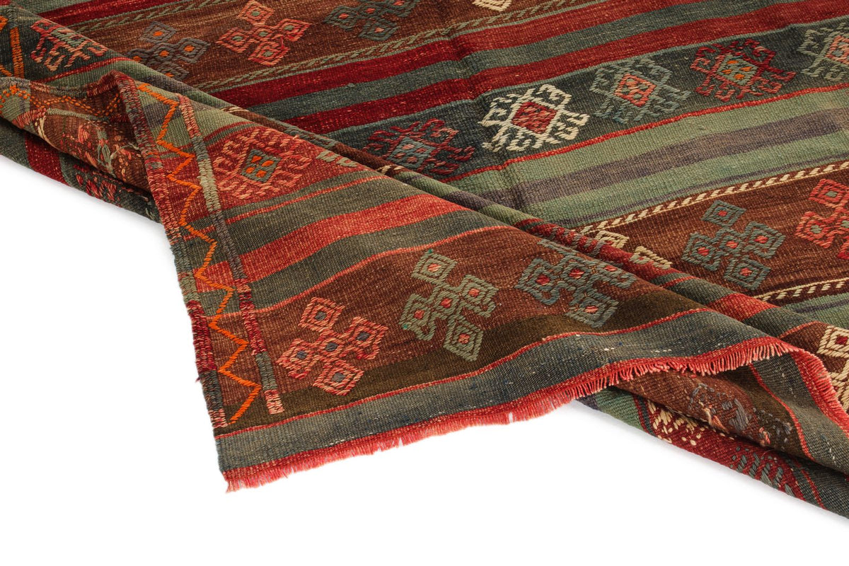 5x10 Multicolor Turkish Tribal Rug
