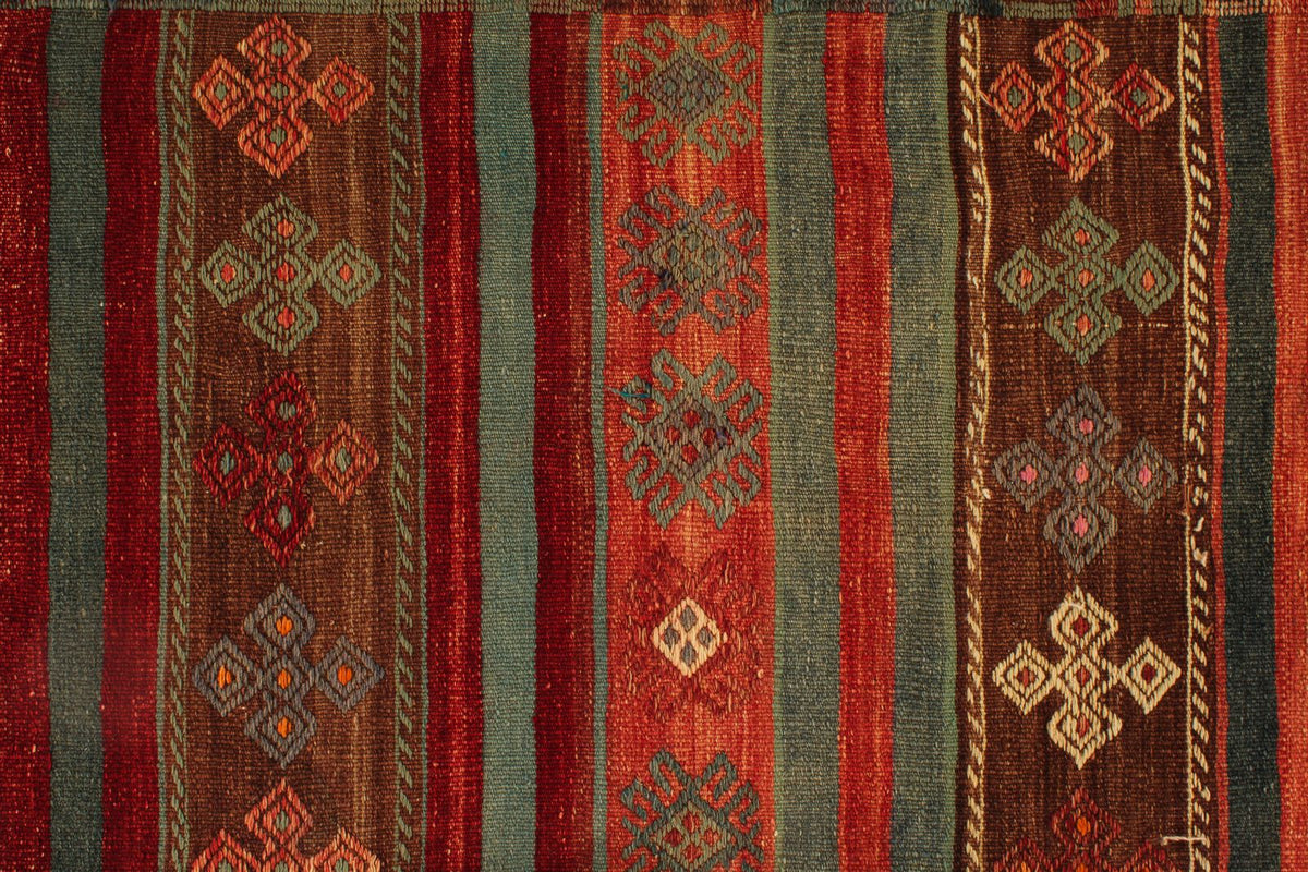 5x10 Multicolor Turkish Tribal Rug