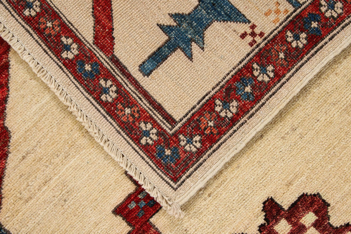 8x10 Navy and Ivory Anatolian Traditional Rug