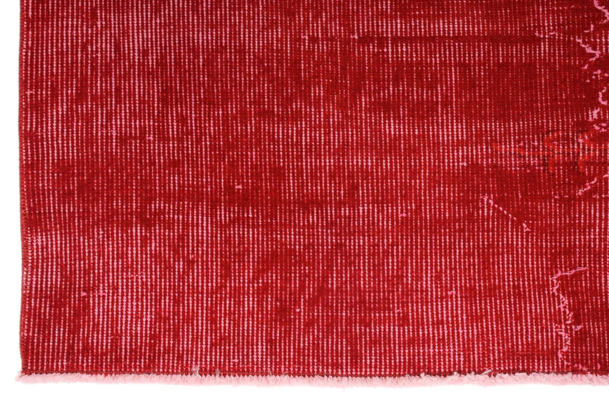 5x9 Red and Red Modern Contemporary Rug