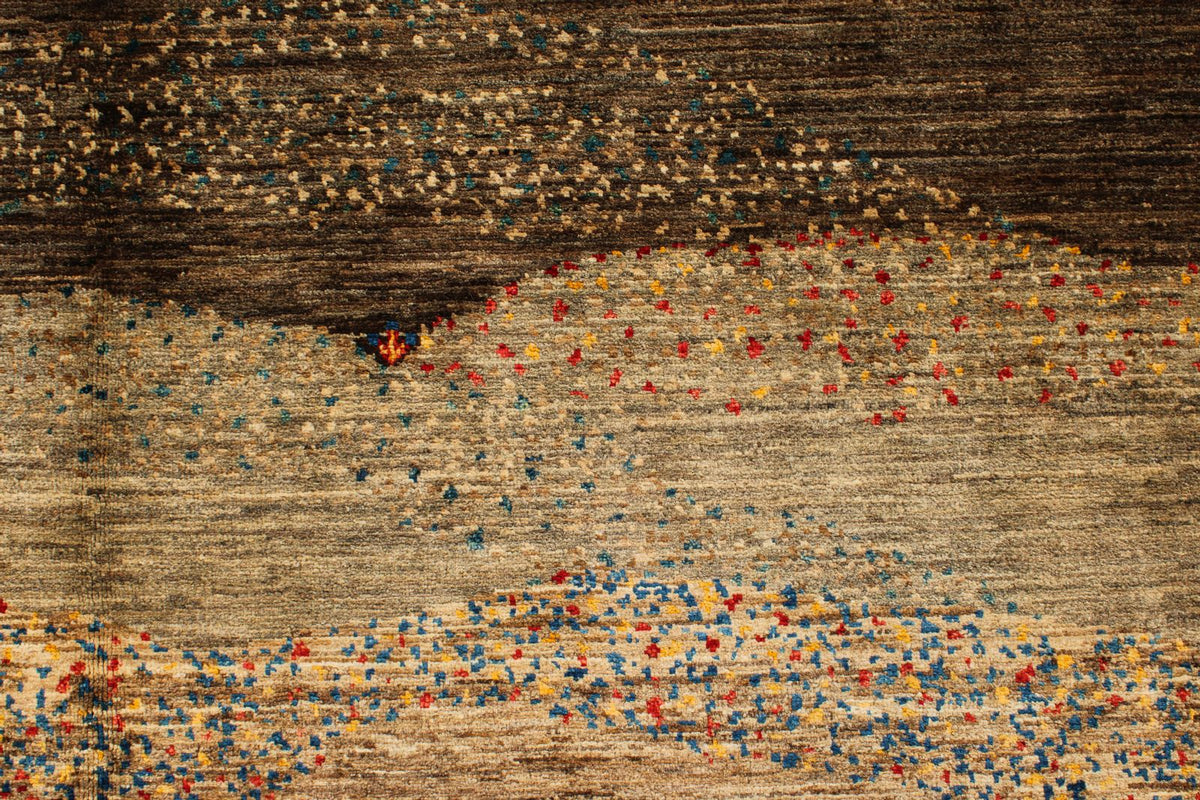 6x8 Brown and Multicolor Anatolian Traditional Rug