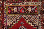 3x5 Red and Multicolor Anatolian Turkish Tribal Rug