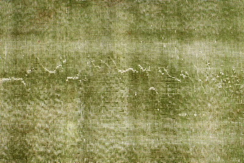 5x7 Green and Multicolor Turkish Overdyed Rug