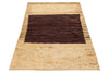 4x6 Beige and Brown Modern Contemporary Rug
