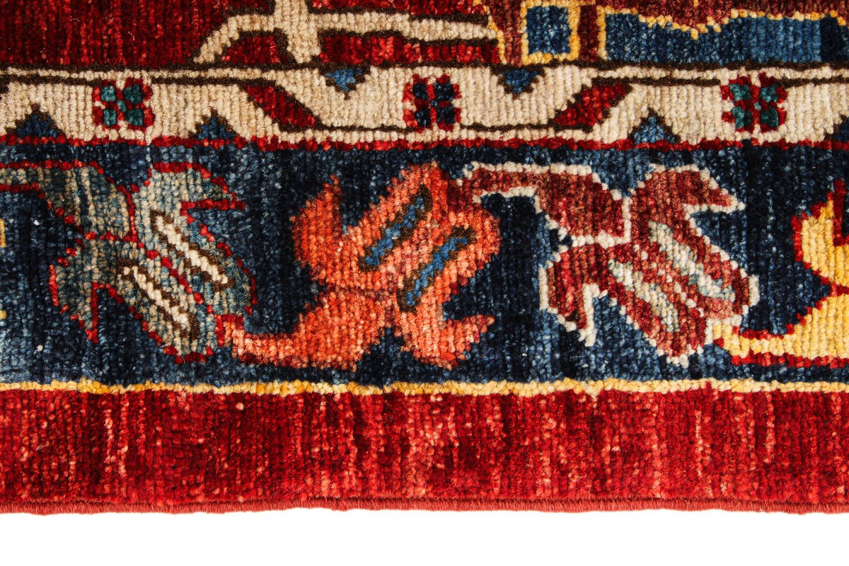 10x15 Red and Multicolor Anatolian Traditional Rug