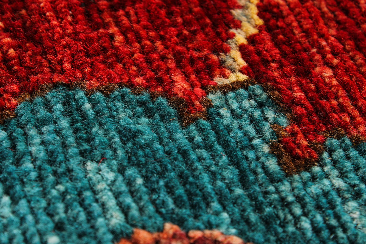 10x15 Red and Multicolor Anatolian Traditional Rug