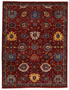 9x12 Red and Multicolor Anatolian Traditional Rug
