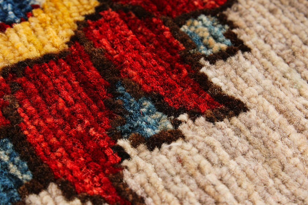 9x12 Red and Multicolor Anatolian Traditional Rug