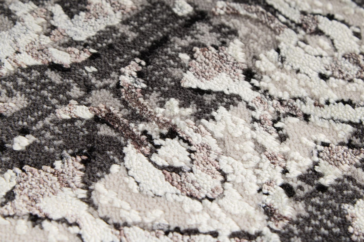 10x13 Silver and Black Turkish Antep Rug