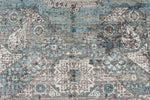 10x13 Silver and Multicolor Turkish Antep Rug