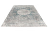 10x13 Silver and Multicolor Turkish Antep Rug