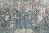 3x10 Silver and Blue Turkish Antep Runner