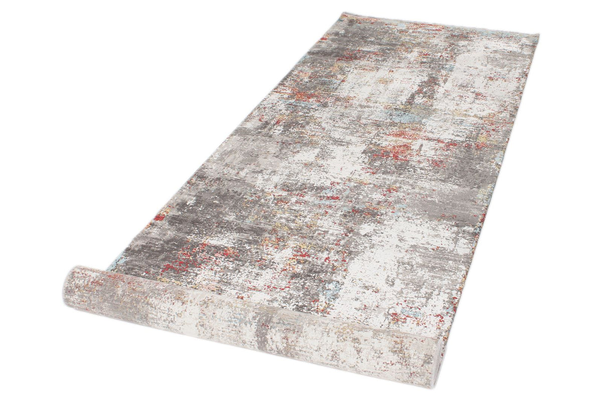 3x10 Gray and Multicolor Turkish Antep Runner