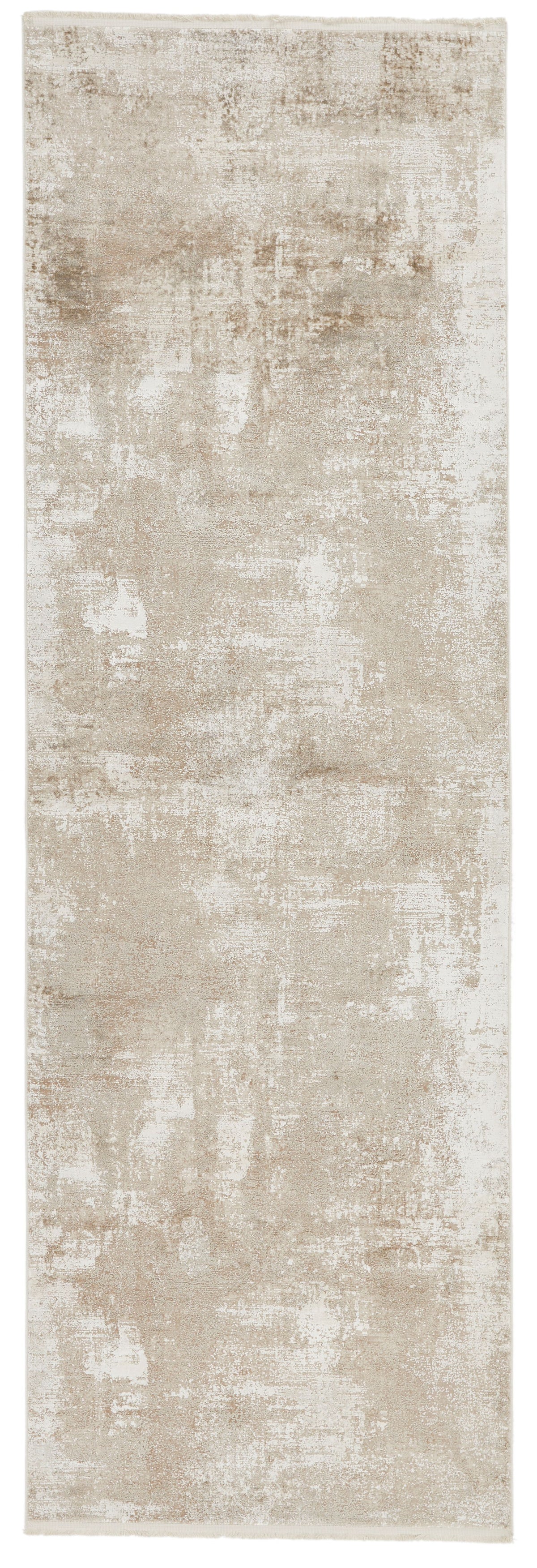 4x10 Ivory and Beige Turkish Antep Runner