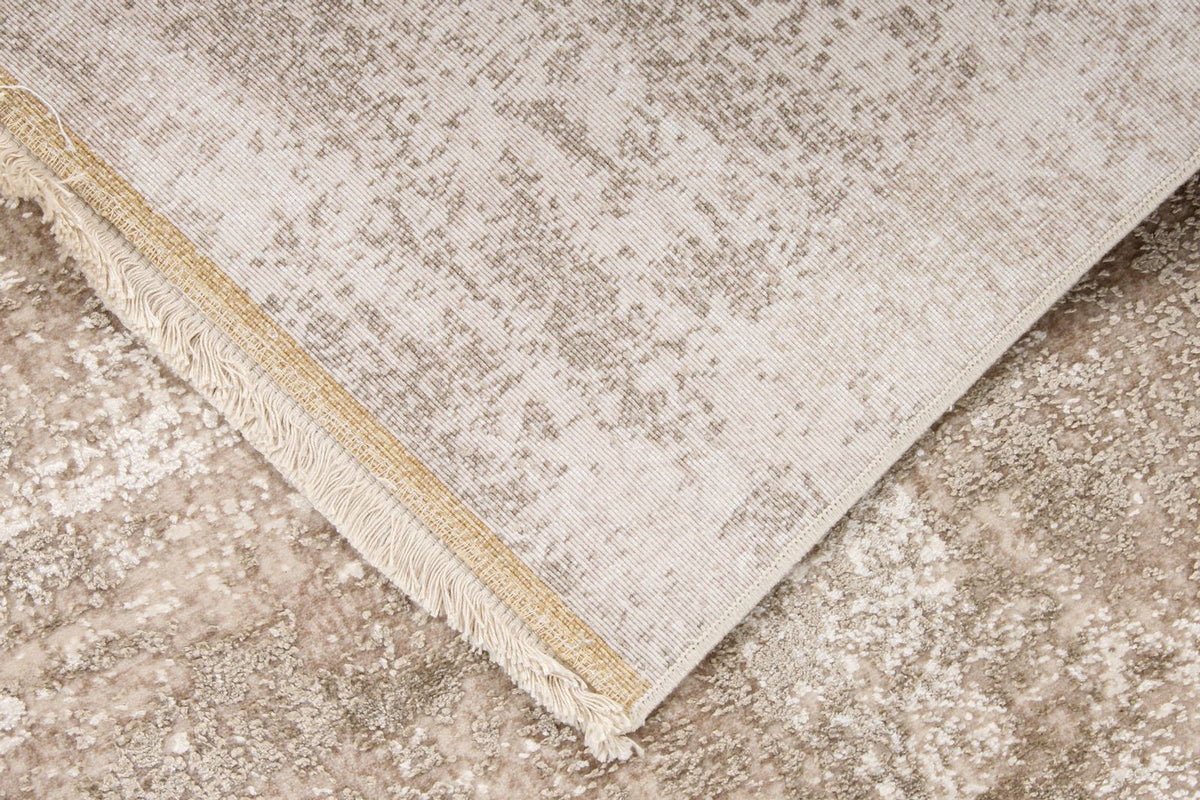 4x10 Ivory and Beige Turkish Antep Runner