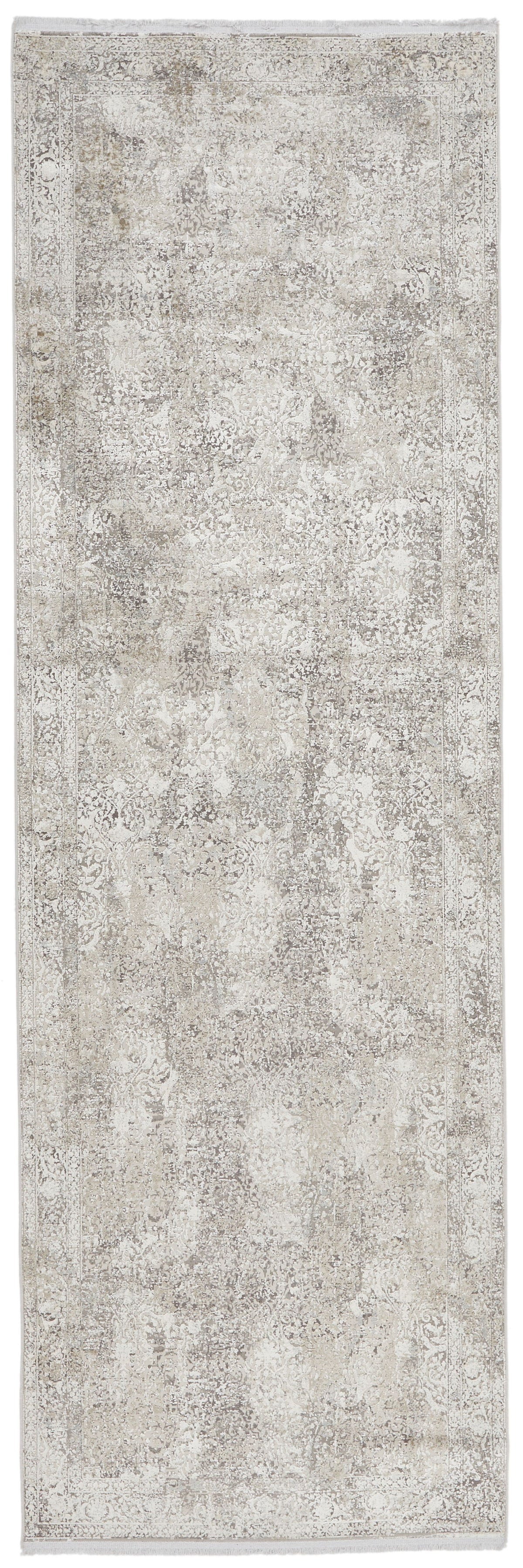3x10 Silver and Gray Turkish Antep Runner