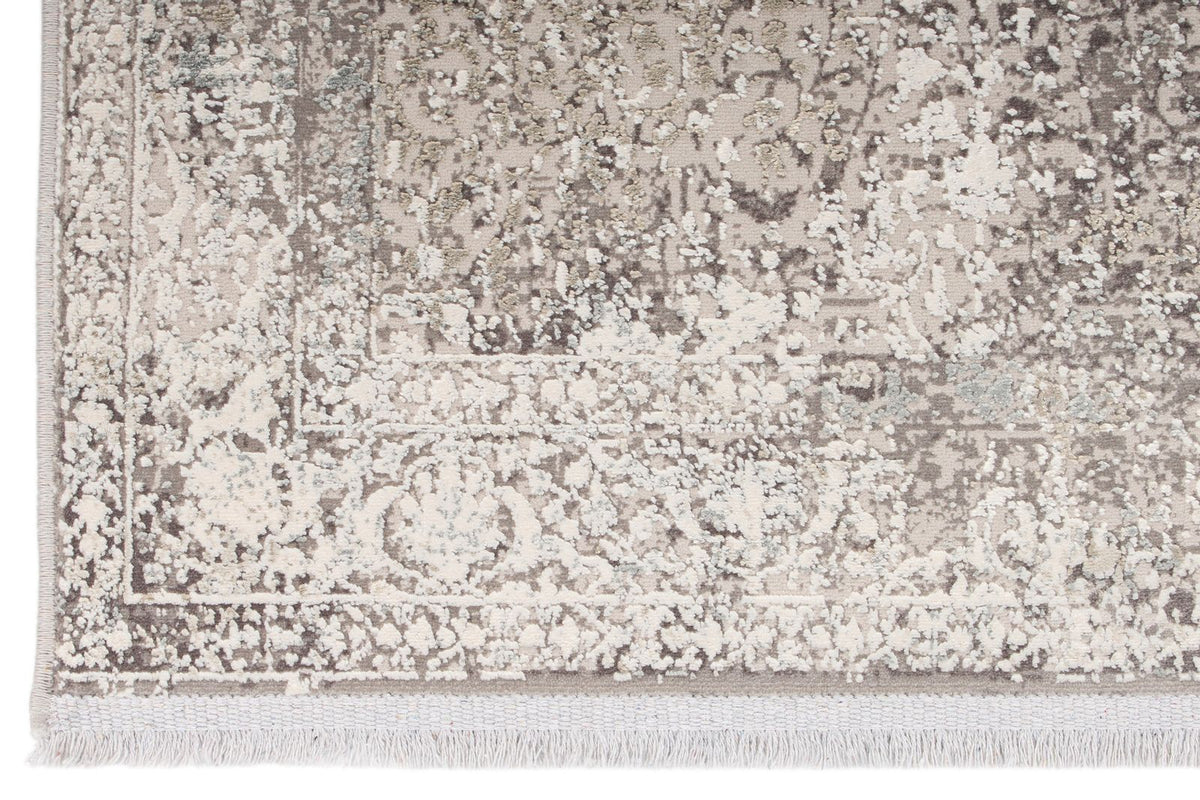 3x10 Silver and Gray Turkish Antep Runner