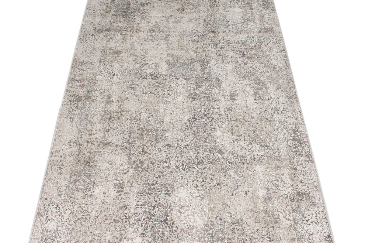 3x10 Silver and Gray Turkish Antep Runner