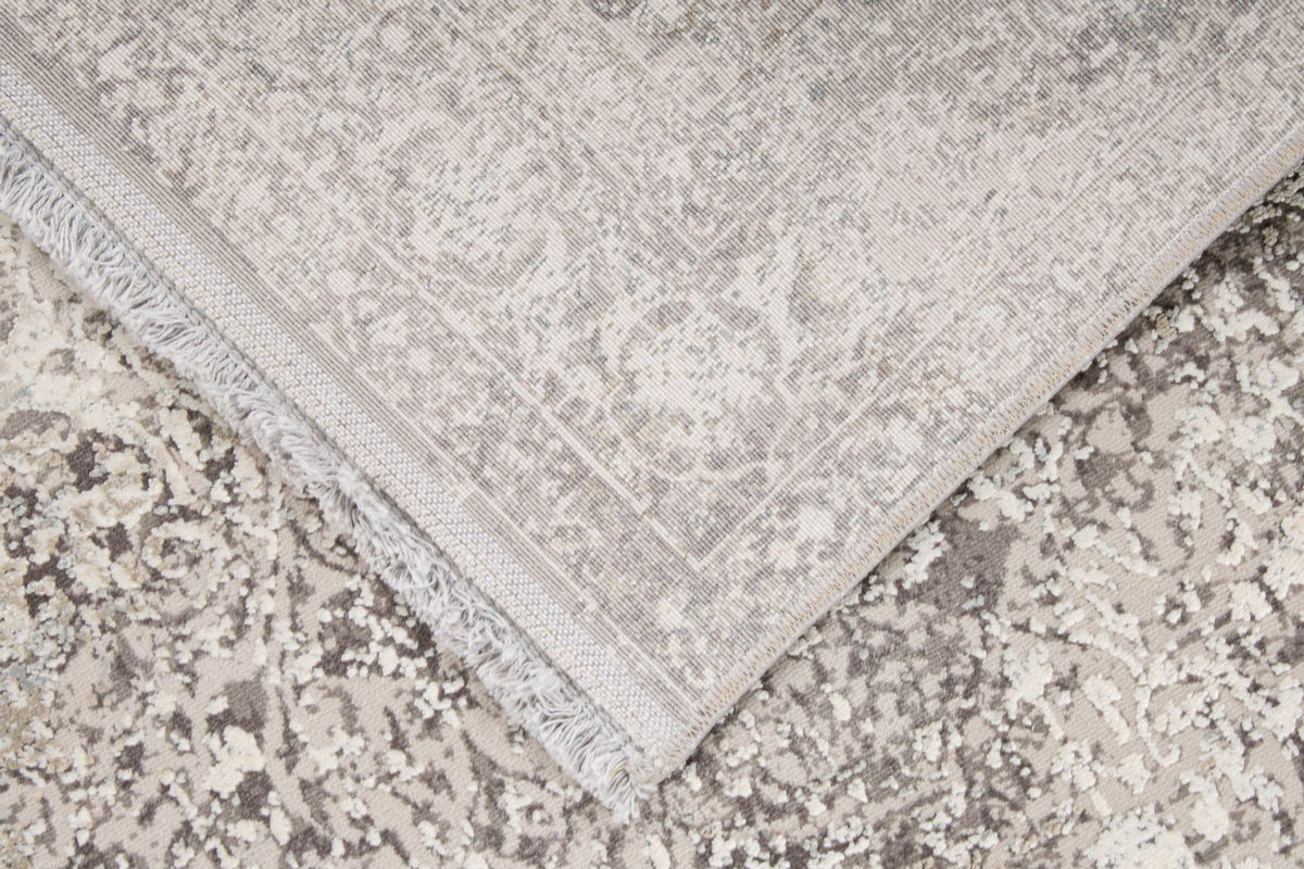 3x10 Silver and Gray Turkish Antep Runner