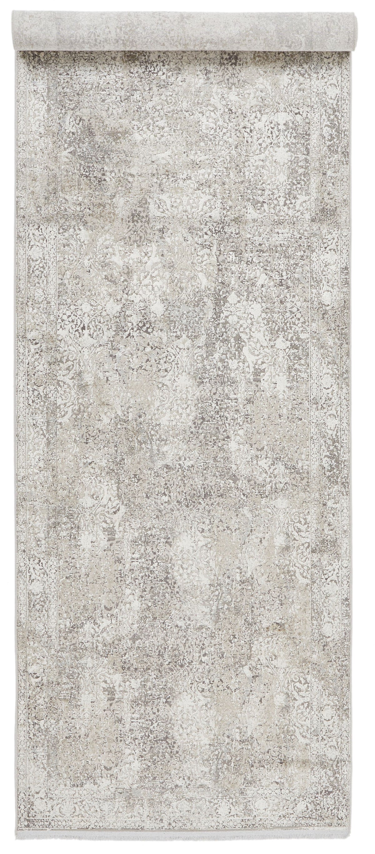 3x10 Silver and Gray Turkish Antep Runner