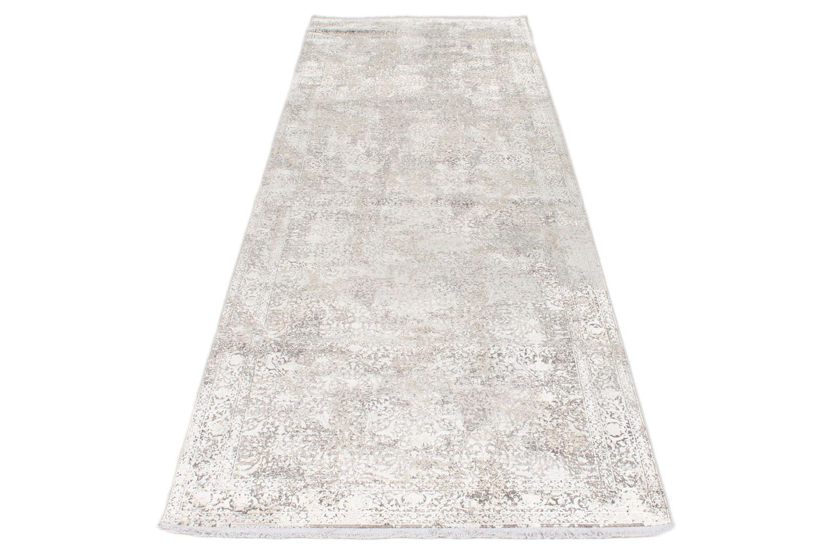 3x10 Silver and Gray Turkish Antep Runner