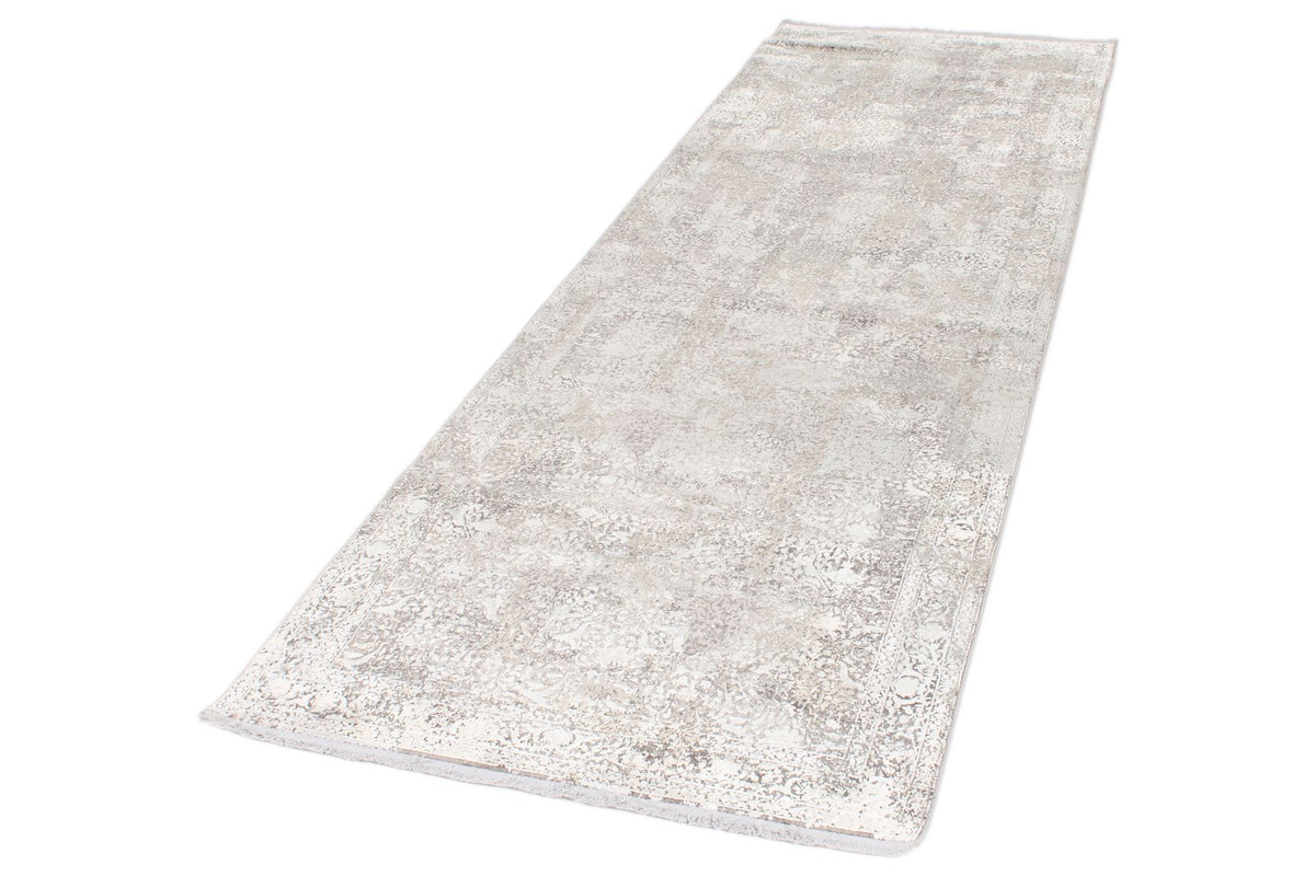 3x10 Silver and Gray Turkish Antep Runner