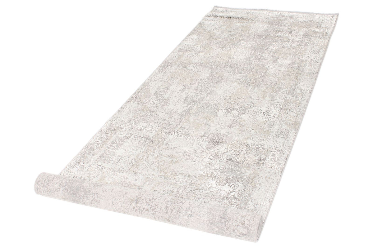 3x10 Silver and Gray Turkish Antep Runner