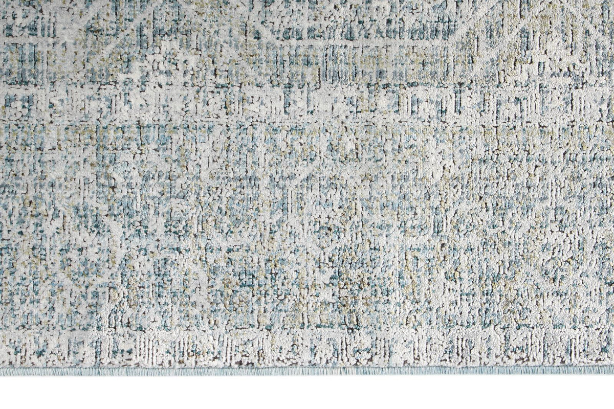 3x10 Silver and Multicolor Turkish Antep Runner