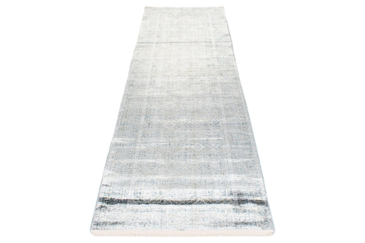 3x10 Silver and Multicolor Turkish Antep Runner