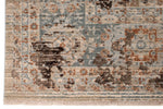 8x11 Brown and Multicolor Turkish Antep Rug