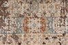 8x11 Brown and Multicolor Turkish Antep Rug