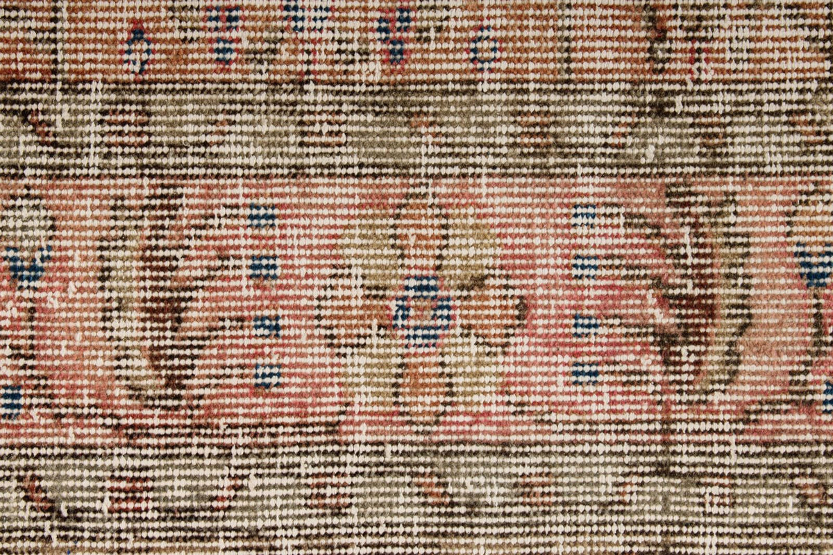 6x9 Rust and Pink Modern Contemporary Rug