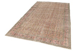 6x9 Rust and Pink Modern Contemporary Rug