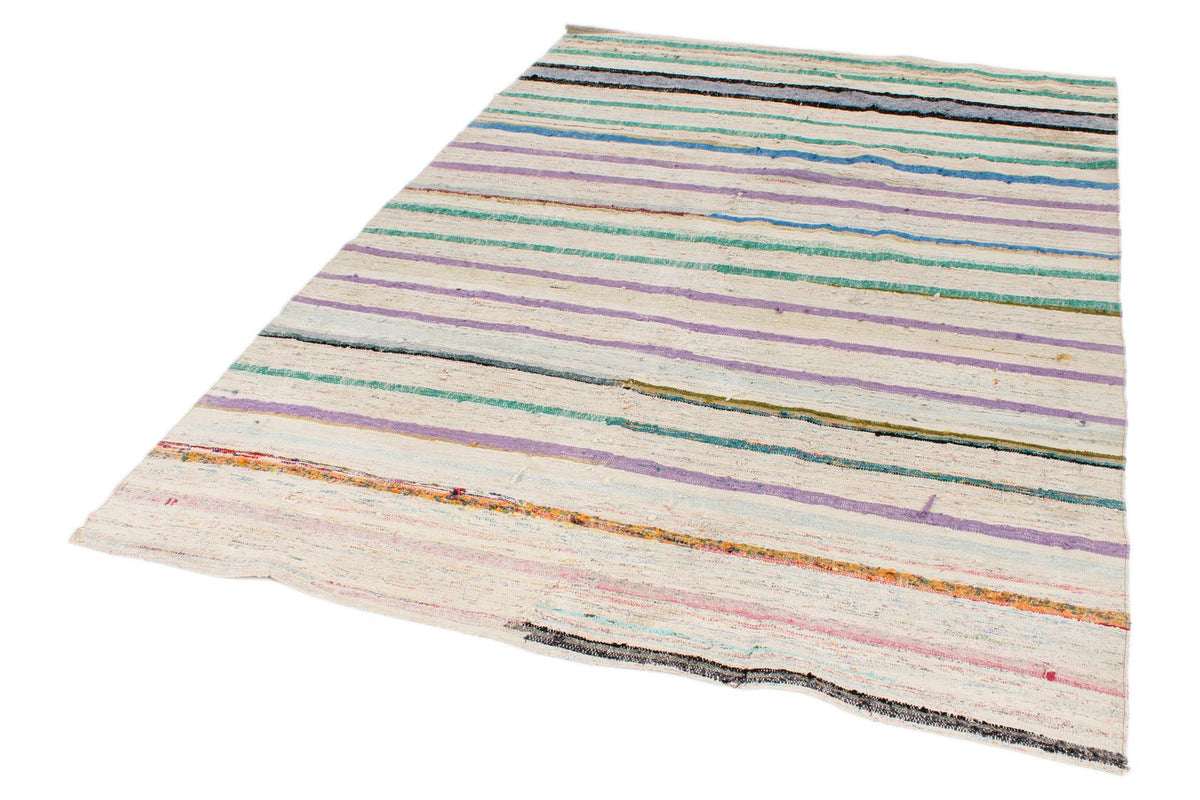 6x8 Multicolor Turkish Tribal Rug