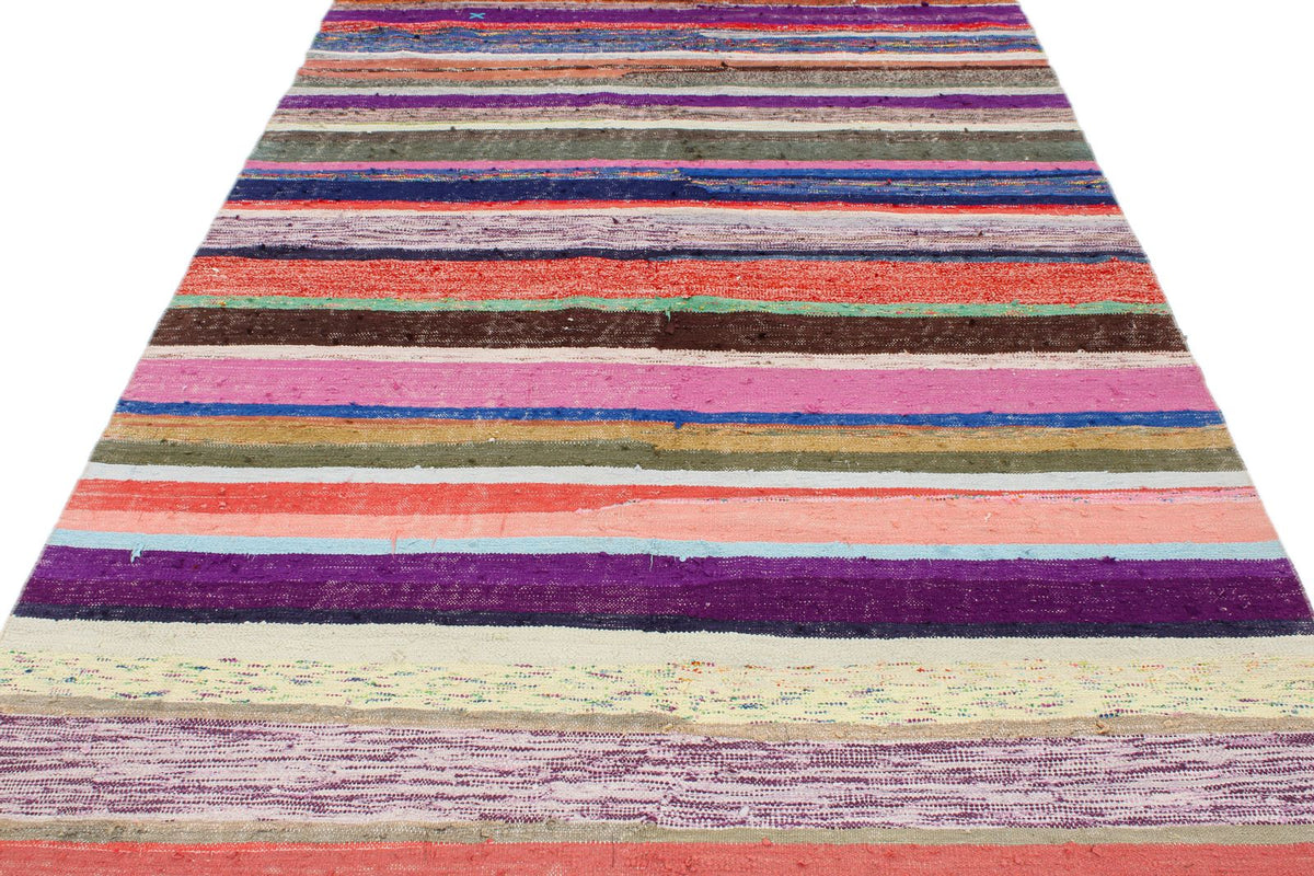 6x11 Multicolor Turkish Tribal Rug