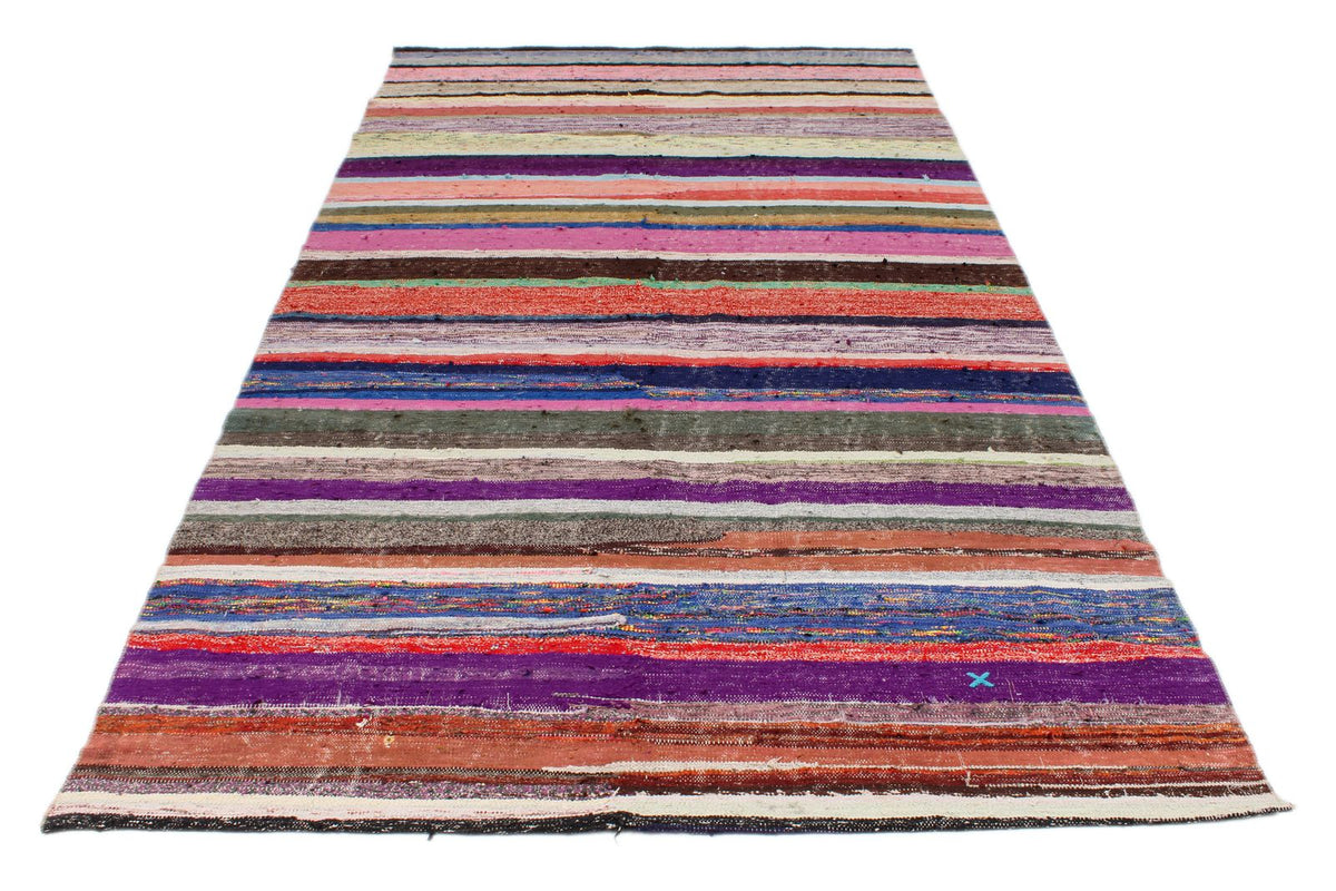 6x11 Multicolor Turkish Tribal Rug