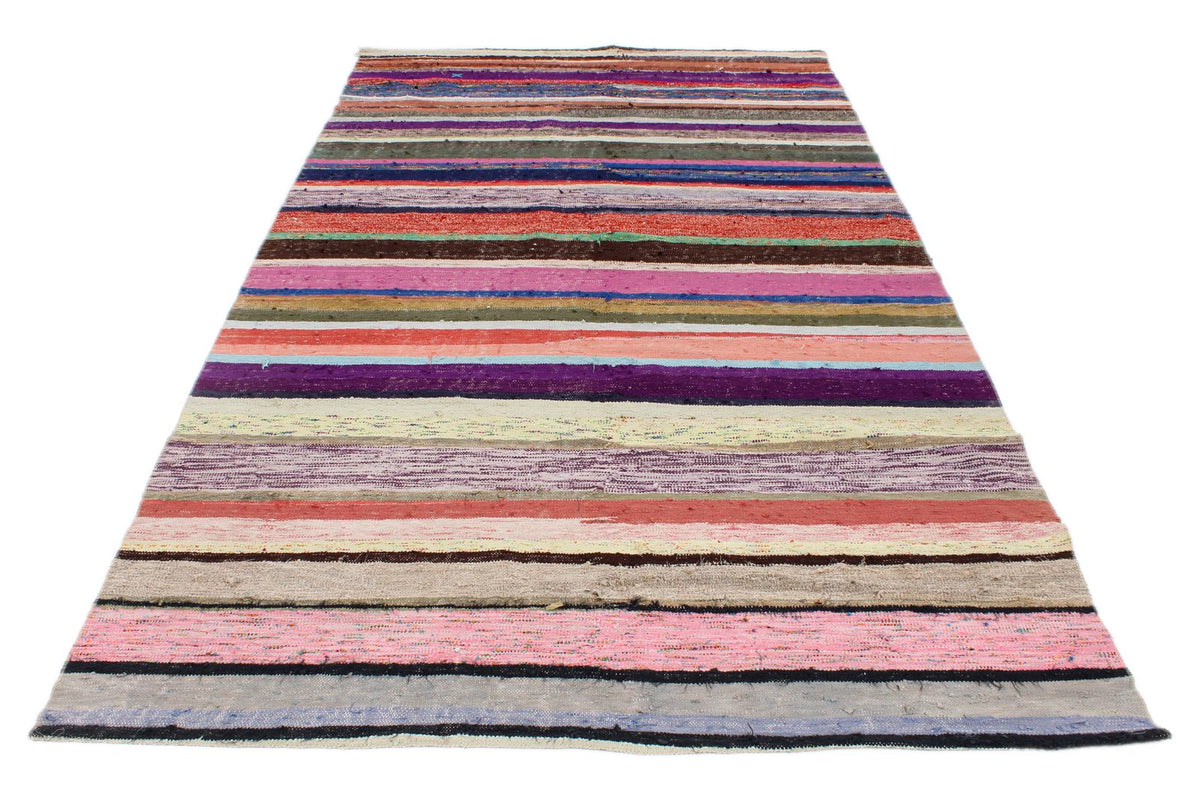 6x11 Multicolor Turkish Tribal Rug