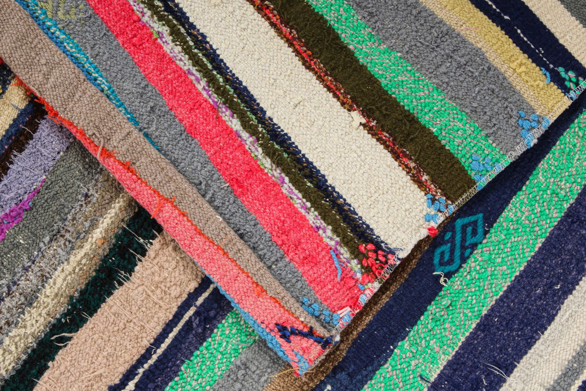 6x8 Multicolor Turkish Tribal Runner