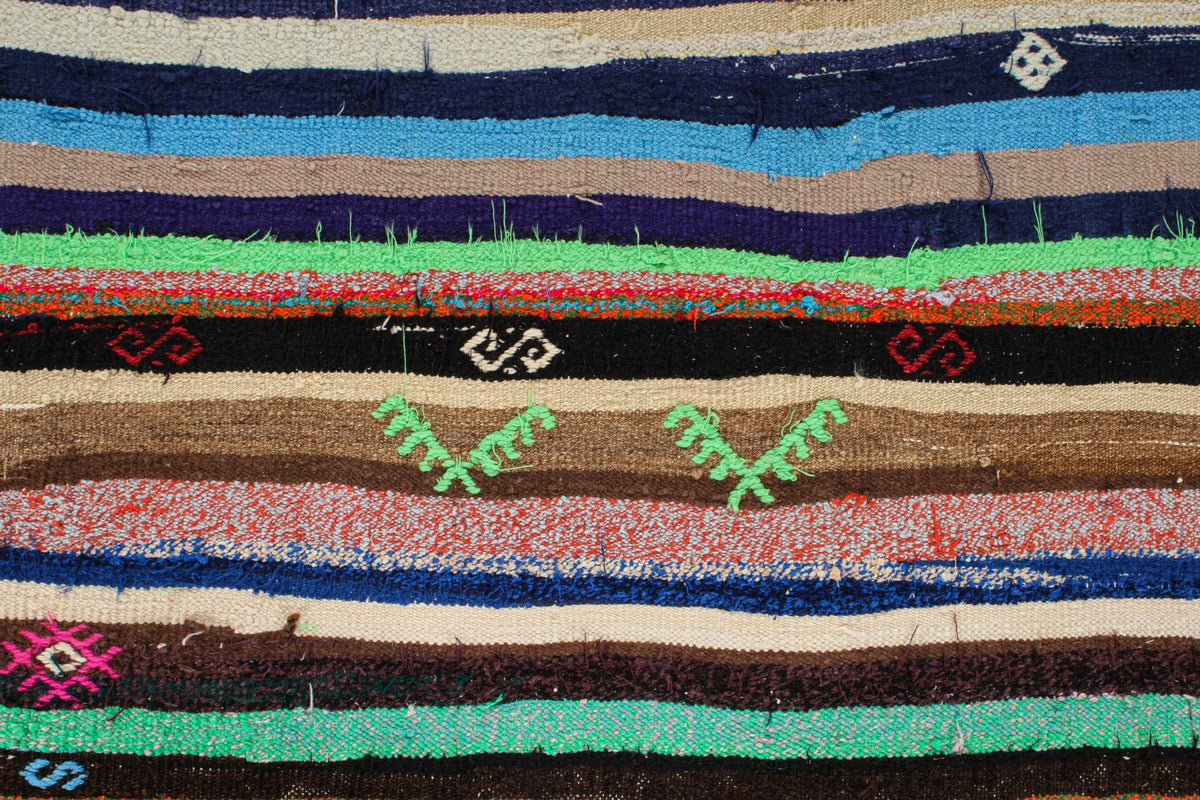 6x8 Multicolor Turkish Tribal Runner