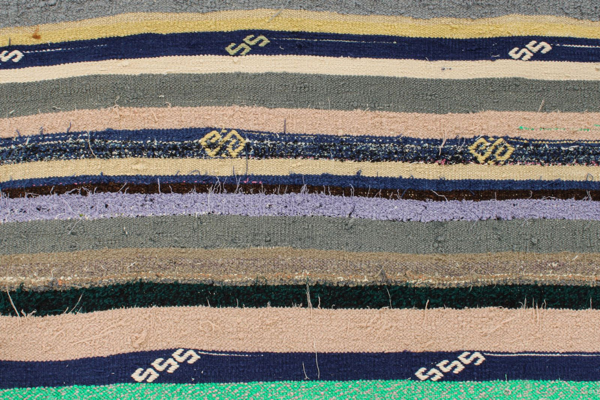 6x8 Multicolor Turkish Tribal Runner