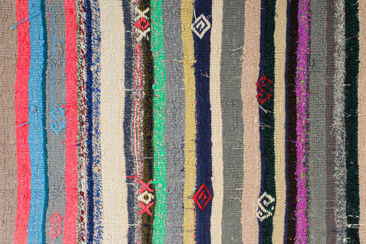 6x8 Multicolor Turkish Tribal Runner