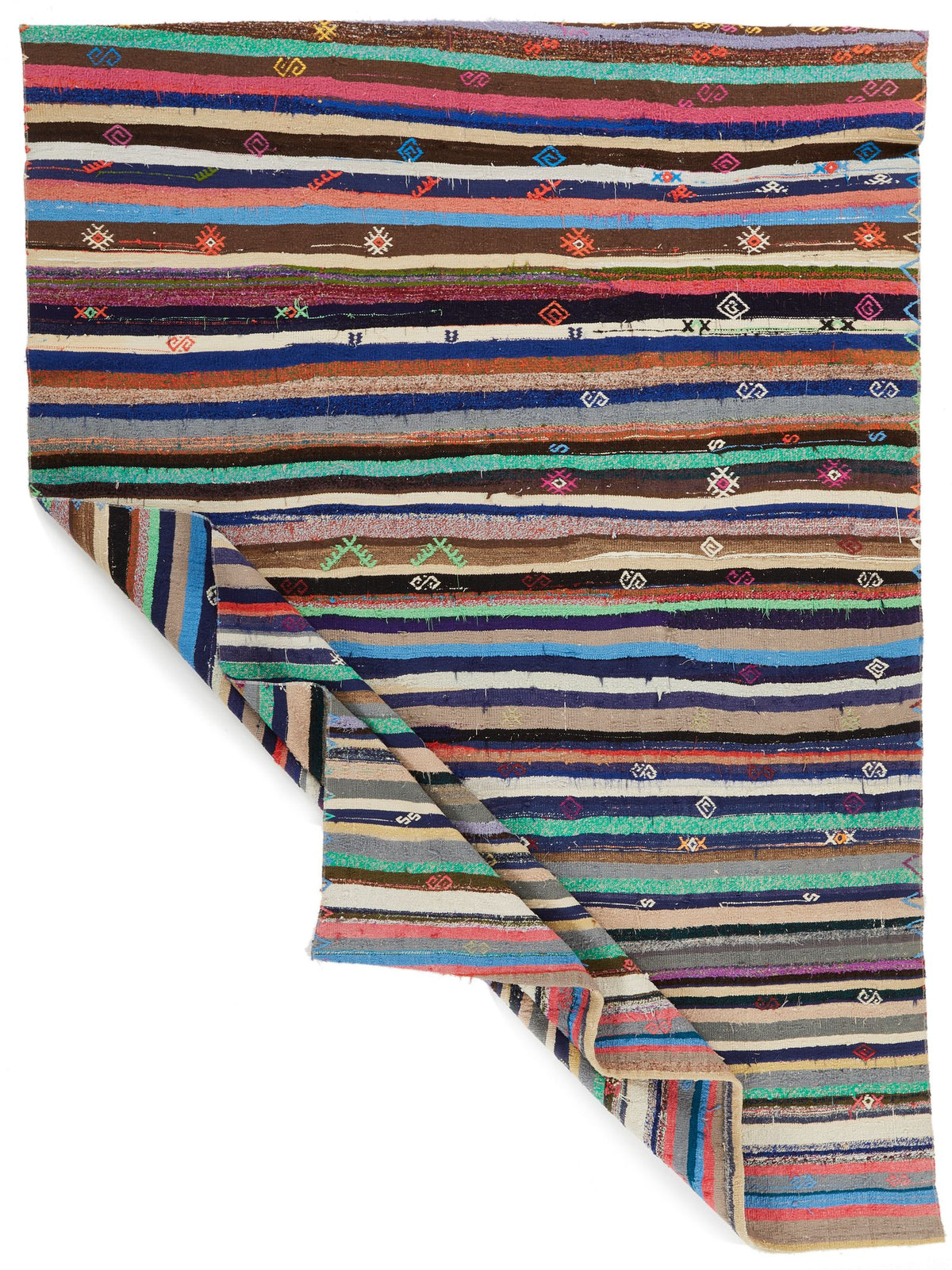 6x8 Multicolor Turkish Tribal Runner